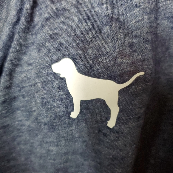 PINK Victoria's Secret Short Sleeve Blue Shirt - Picture 3 of 7